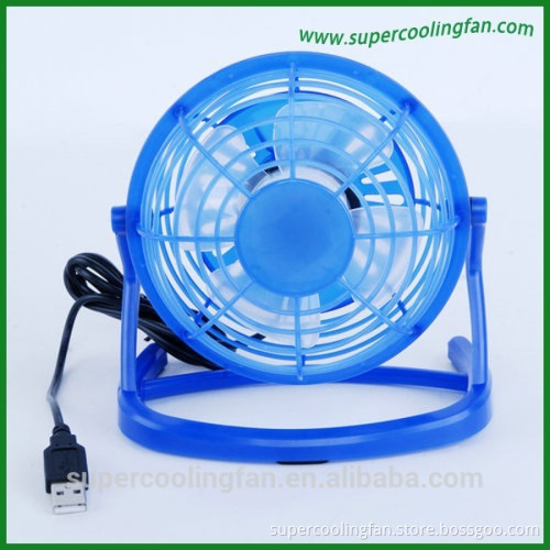 2016 Hot summer colorfull Mini USB Fan, 4 inch USB Desk fan, office USB table fan